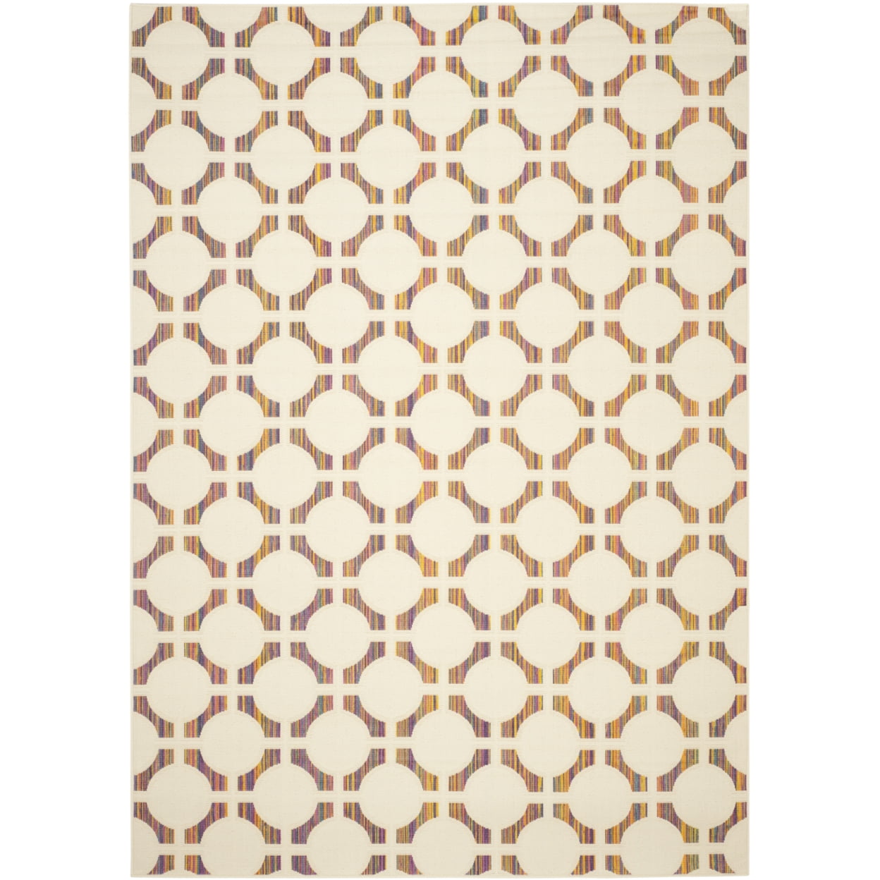Havana Natural Multicolor 8' x 11' Indoor Outdoor Rug