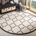 thumbnail image 1 of Safavieh Linden Ognena Geometric Indoor/Outdoor Area Rug, Natural/Brown, 6'7" x 6'7" Round, 1 of 8