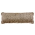 thumbnail image 1 of SAFAVIEH Indoor/Outdoor Modern Glam Shag Pillow, 14" x 24", Champagne, 1 of 4
