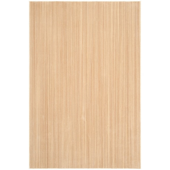 SAFAVIEH Infinity Alexis Overdyed Striped Polyester Area Rug, Beige/Yellow, 5'1" x 7'6"