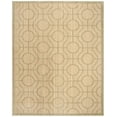 thumbnail image 1 of SAFAVIEH Infinity Alfonso Geometric Polyester Area Rug, Yellow/Green, 8' x 10', 1 of 8