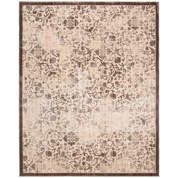 SAFAVIEH Infinity Collection INF566C Yellow / Brown Rug