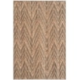 thumbnail image 1 of SAFAVIEH Infinity Foliage Chevron Polyester Area Rug, Taupe/Beige, 9' x 12', 1 of 8