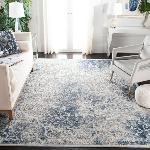 SAFAVIEH Invista Averill Abstract Area Rug, Grey/Blue, 8' x 10'