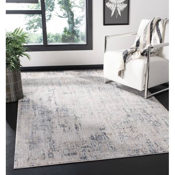 SAFAVIEH Invista Christina Abstract Area Rug, Cream/Charcoal, 9' x 12'