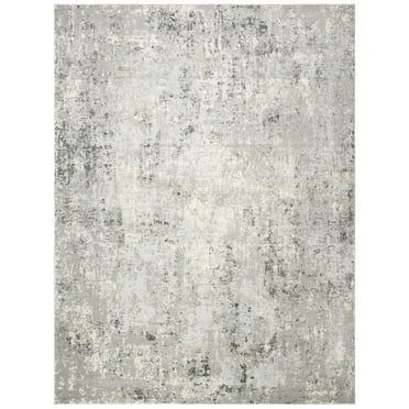 SAFAVIEH Invista Eanna Abstract Area Rug, Grey/Ivory, 9' x 12'