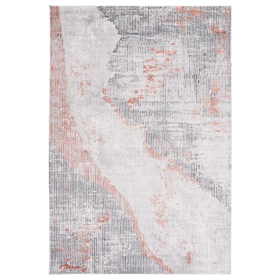 SAFAVIEH Invista Einri Abstract Area Rug, Grey/Light Grey, 4' x 6'