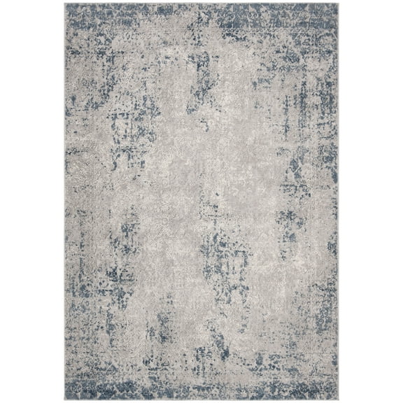 SAFAVIEH Invista Everitt Abstract Area Rug, Grey/Ivory, 4' x 6'