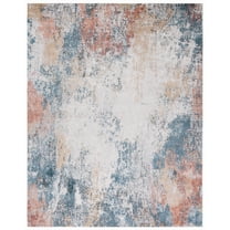 SAFAVIEH Invista Fowler Abstract Area Rug, Ivory/Multi, 8' x 10'
