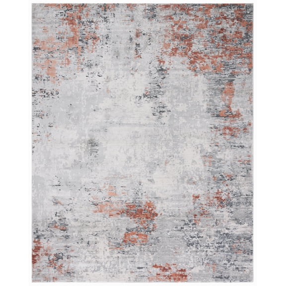 SAFAVIEH Invista Gerard Abstract Area Rug, Grey/Light Grey, 8' x 10'