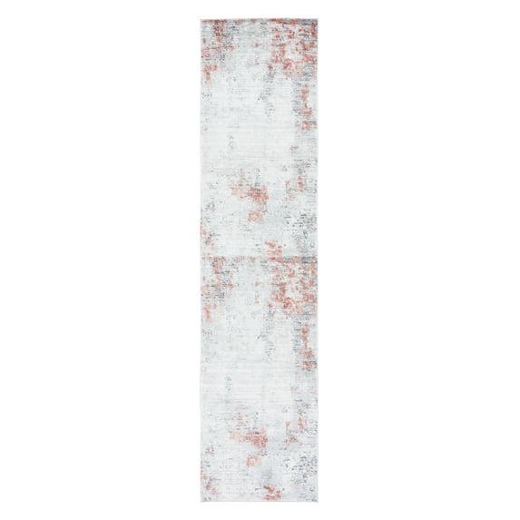 SAFAVIEH Invista Gerard Abstract Runner Rug, Grey/Light Grey, 2' x 8'