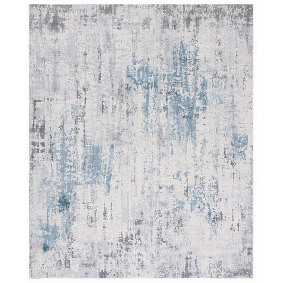 SAFAVIEH Invista Jocelin Abstract Area Rug, Grey/Blue, 9' x 12'