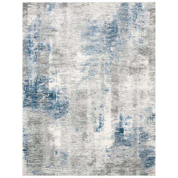 SAFAVIEH Invista Kalya Abstract Area Rug, Grey/Ivory, 8' x 10'