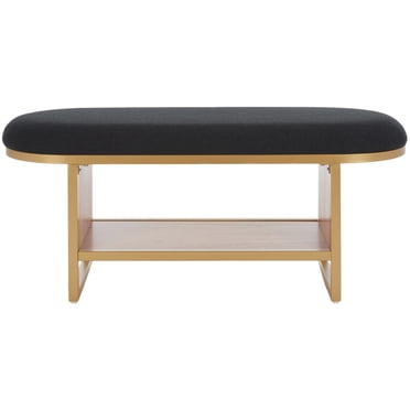 Coaster Wood Storage Bench in Walnut with Flip Top - Walmart.com