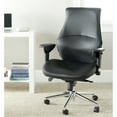 thumbnail image 1 of SAFAVIEH Irving Desk Chair Black, 1 of 6