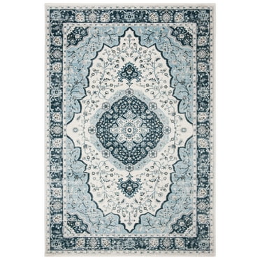 SAFAVIEH Isabella Cennetig Oriental Area Rug, Cream/Light Blue, 8' x 10'