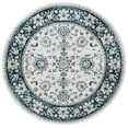 thumbnail image 1 of SAFAVIEH Isabella Kiana Oriental Area Rug, Cream/Navy, 6'7" x 6'7" Round, 1 of 10