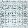 thumbnail image 1 of SAFAVIEH Isabella Eliza Geometric Area Rug, Navy/Ivory, 6'7" x 6'7" Square, 1 of 10
