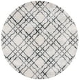 thumbnail image 1 of SAFAVIEH Isabella Trena Trellis Area Rug, Ivory/Grey, 6'7" x 6'7" Round, 1 of 10