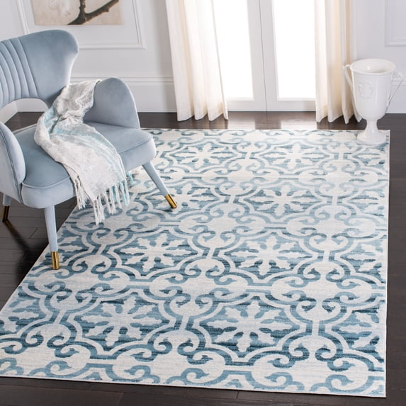 Safavieh Isabella Eliza Geometric Area Rug, Navy/Ivory, 9' x 12'