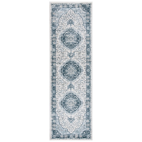 SAFAVIEH Isabella ISA915M Cream / Light Blue Rug