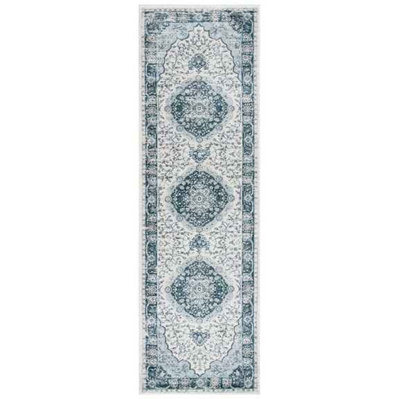 SAFAVIEH Isabella ISA915M Cream / Light Blue Rug