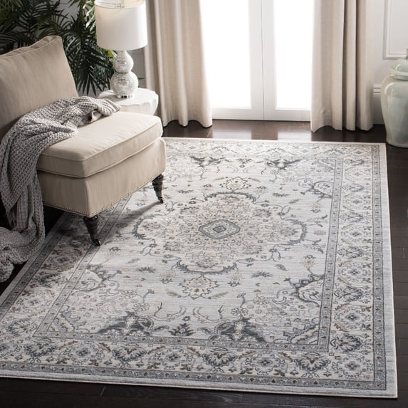 SAFAVIEH Isabella ISA921G Light Grey / Cream Rug