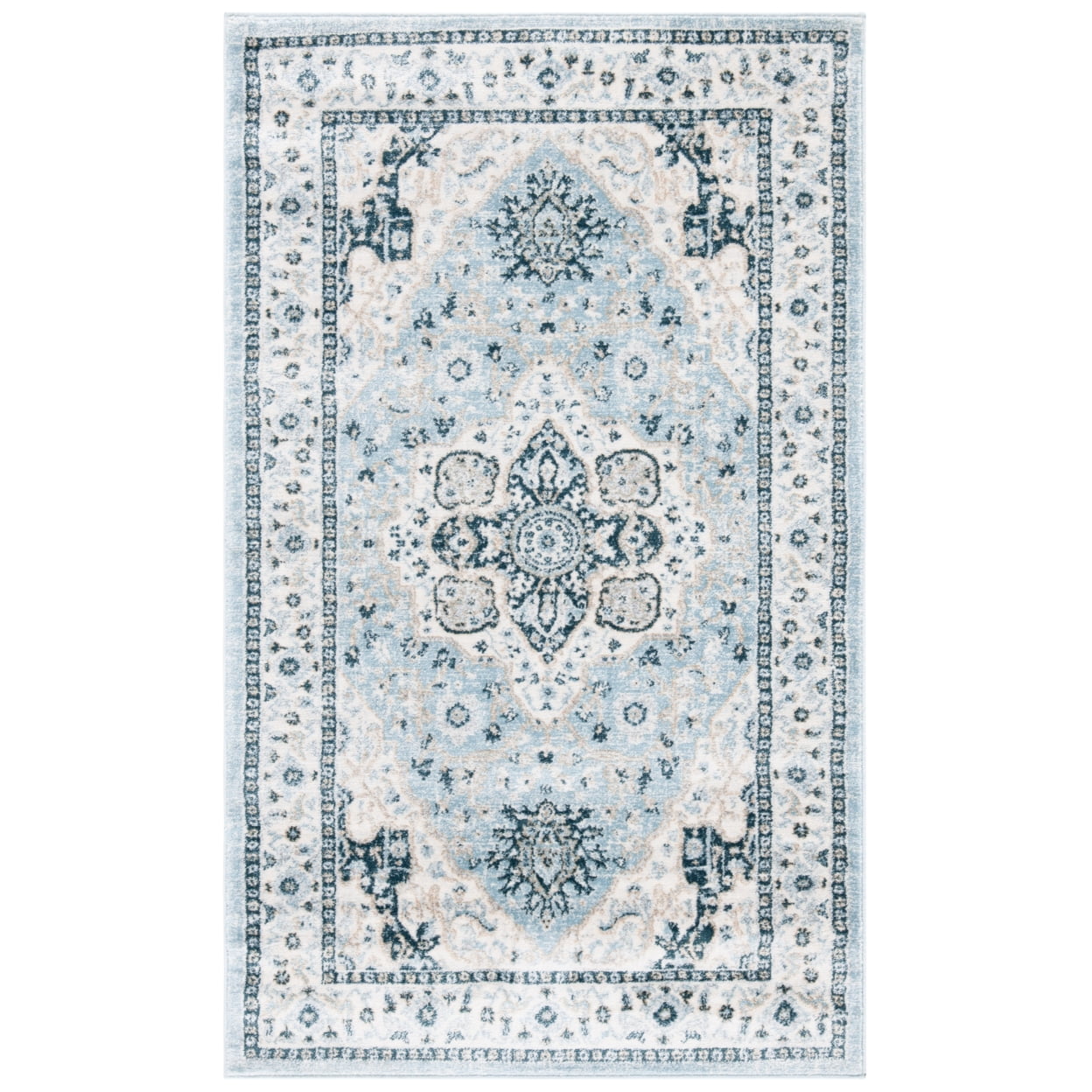 SAFAVIEH Isabella ISA936M Light Blue / Cream Rug