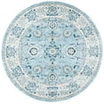 thumbnail image 1 of SAFAVIEH Isabella Kiana Oriental Area Rug, Light Blue/Cream, 6'7" x 6'7" Round, 1 of 11