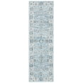 SAFAVIEH Isabella Kiana Oriental Runner Rug, Light Blue/Cream, 2'2" x 9