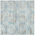 thumbnail image 1 of SAFAVIEH Isabella Johna Suzani Area Rug, Denim Blue/Ivory, 6'7" x 6'7" Square, 1 of 10
