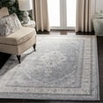thumbnail image 1 of SAFAVIEH Isabella Jack Floral Bordered Area Rug, Grey/Cream, 3' x 5', 1 of 5