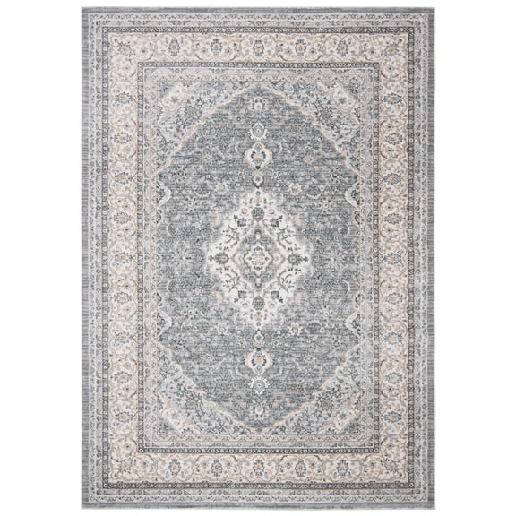 SAFAVIEH Isabella Jack Oriental Area Rug, Grey/Cream, 5'3" x 7'6"