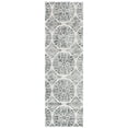 thumbnail image 1 of SAFAVIEH Isabella Johna Suzani Runner Rug, Charcoal/Ivory, 2' x 8', 1 of 7