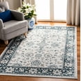thumbnail image 1 of SAFAVIEH Isabella Kiana Floral Bordered Area Rug, Cream/Navy, 4' x 6', 1 of 9