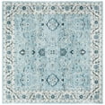 thumbnail image 1 of SAFAVIEH Isabella Kuzman Oriental Area Rug, Light Blue/Cream, 4' x 4' Square, 1 of 8