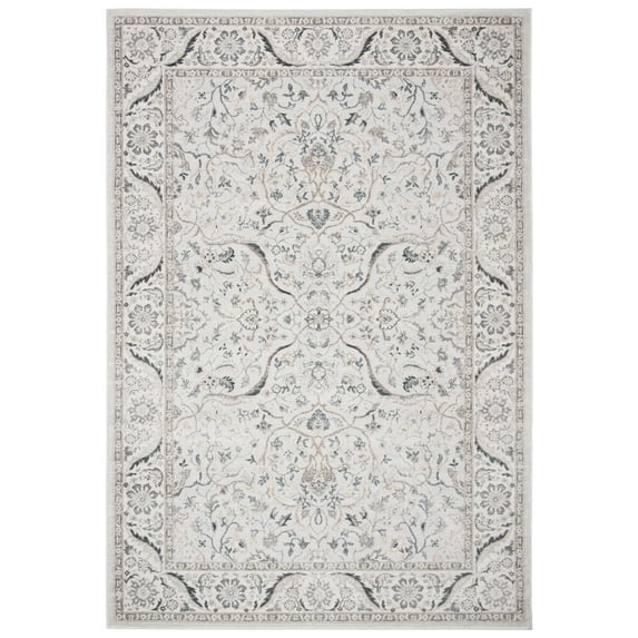 SAFAVIEH Isabella Kuzman Oriental Area Rug, Light Grey/Cream, 8' x 10'