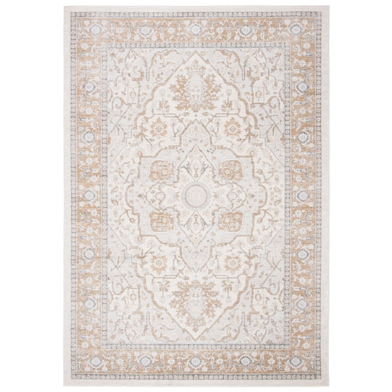 SAFAVIEH Isabella Patrick Oriental Area Rug, Cream/Beige, 9' x 12'