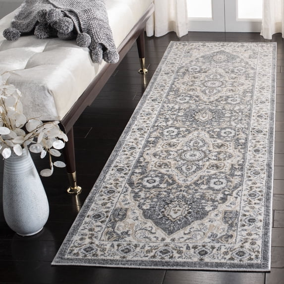 Safavieh Isabella Patrick Oriental Runner Rug, Gray/Cream, 2'2" x 9'