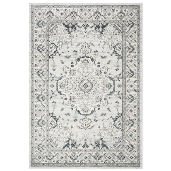 SAFAVIEH Isabella Tamzen Oriental Area Rug, Light Grey/Cream, 5'3" x 7'6"