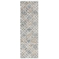 thumbnail image 1 of SAFAVIEH Isabella Trena Geometric Trellis Runner Rug, Silver/Ivory, 2'2" x 7', 1 of 8