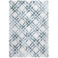 thumbnail image 1 of SAFAVIEH Isabella Trena Trellis Area Rug, Ivory/Turquoise, 9' x 12', 1 of 7