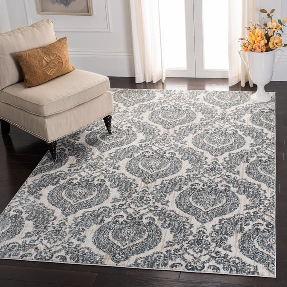 Safavieh Isabella Trenton Trellis Area Rug, Gray/Ivory, 5'3" x 7'7"