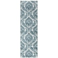 thumbnail image 1 of SAFAVIEH Isabella Trenton Trellis Runner Rug, Navy/Ivory, 2' x 8', 1 of 7