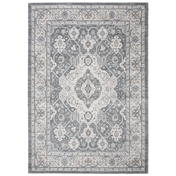 SAFAVIEH Isabella Zander Oriental Area Rug, Grey/Cream, 4' x 6'