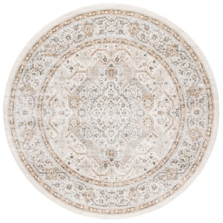 SAFAVIEH Isabella Zander Oriental Area Rug, Cream/Beige, 8' x 8' Round