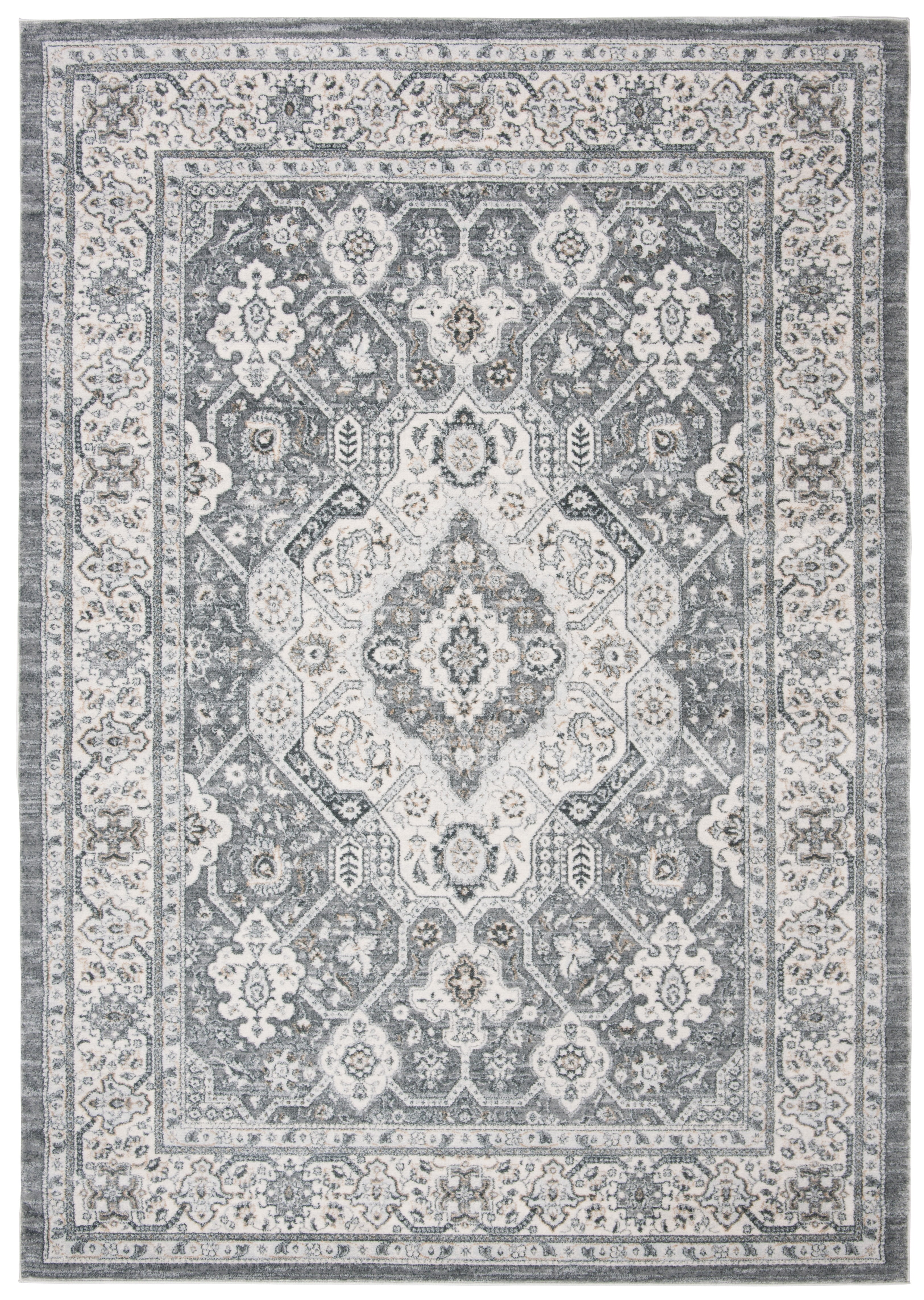 SAFAVIEH Isabella Zander Oriental Area Rug, Grey/Cream, 8' x 10'