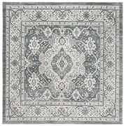 SAFAVIEH Isabella Zander Oriental Area Rug, Grey/Cream, 8' x 8' Square