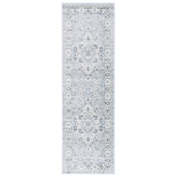 SAFAVIEH Isabella Zander Oriental Runner Rug, Blue/Cream, 2'2" x 5'