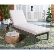 SAFAVIEH Jackman Outdoor Patio Lounge Chair, Grey/Light Grey
